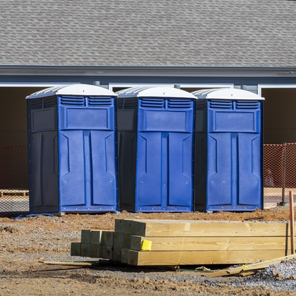 are there any restrictions on where i can place the porta potties during my rental period in Levant